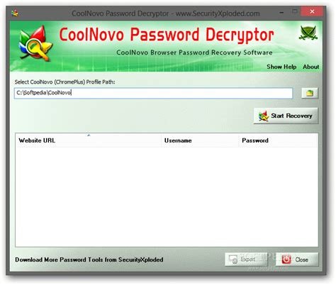 Download CoolNovo Password Decryptor